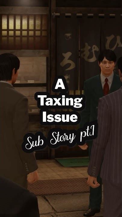 yakuza 0 tax policy|Chapter 5 Substories .